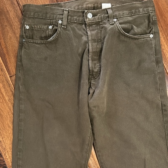 Vintage 501 Brown Levi’s Button Fly 2003 Brown Jeans - Picture 7 of 13